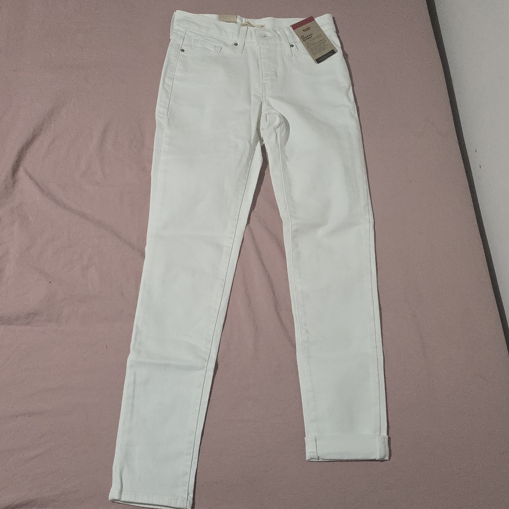 Levi's Women's Crisp White Skinny Jeans